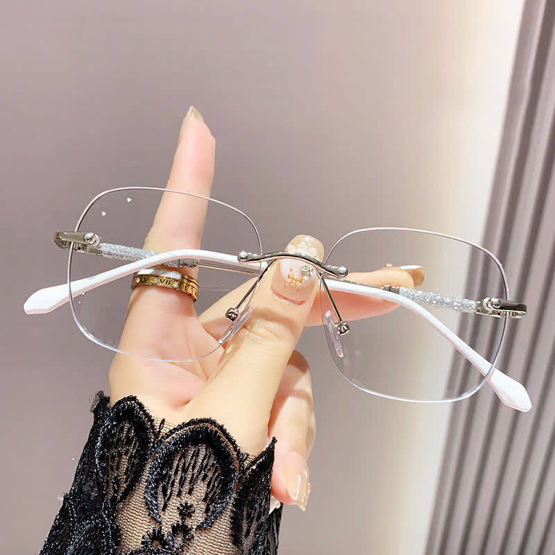 Spykay™ SG60971 Square Frame Rimless Hipster Photochromic Sunglasses