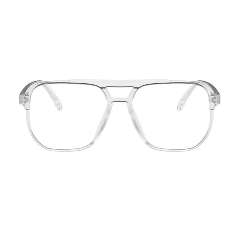 Spykay™ EG26676 Double Bridges Square Frames Anti-blue Light Eyeglasses