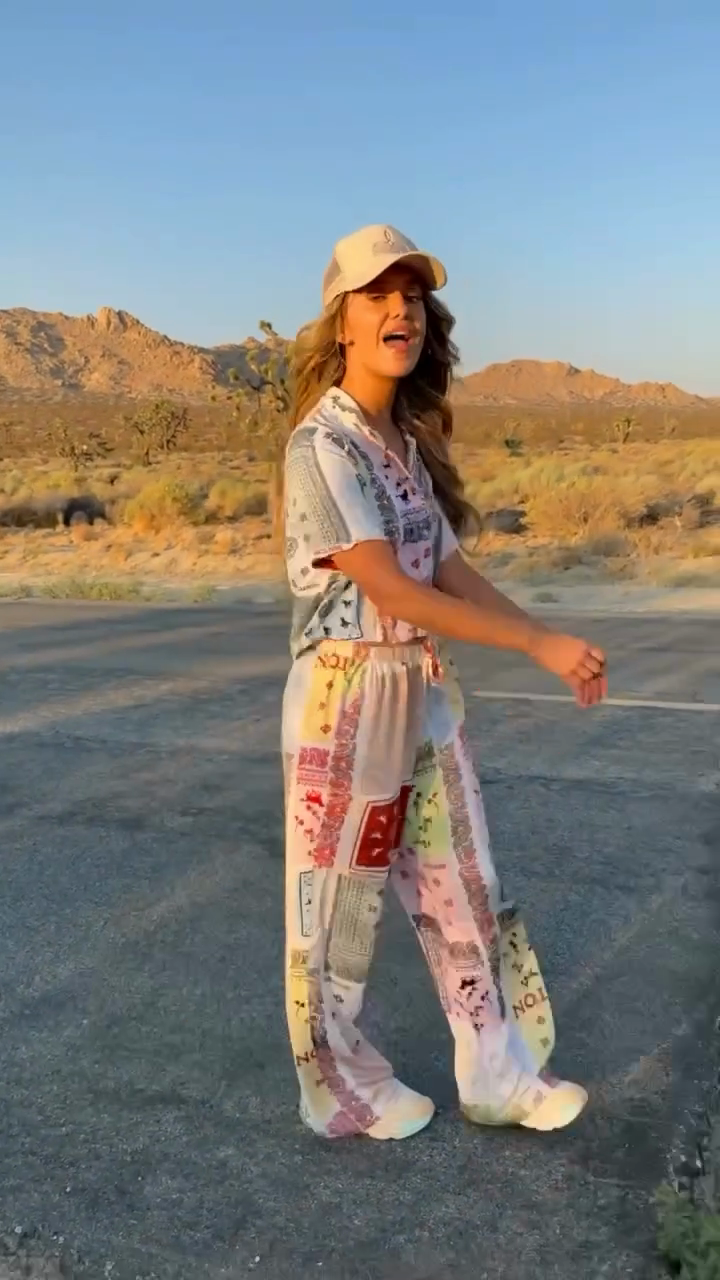 Boho Patchwork Print Shirt & Pants Set