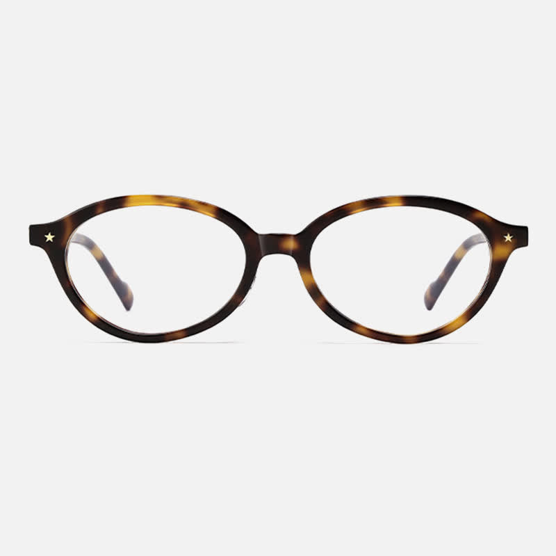 Spykay™ EG26726 Star Oval Frame Retro Anti-blue Light Glasses