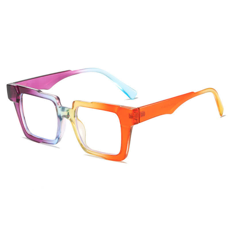 Spykay™ EG26815 Fashion Colorblock Square Frame Anti-blue Light Glasses