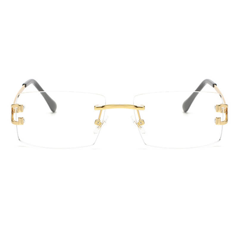 Spykay™ EG26783 Rectangle Frame Trendy Rimless Glasses