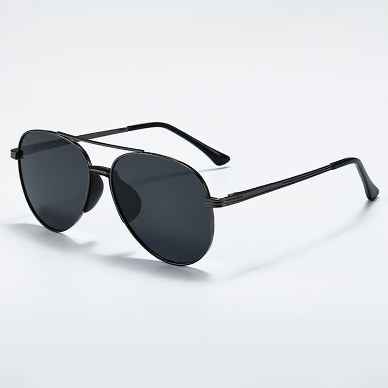 Spykay™ SG60935 Double Bridges Hipster Polarized Photochromic Aviator Sunglasses