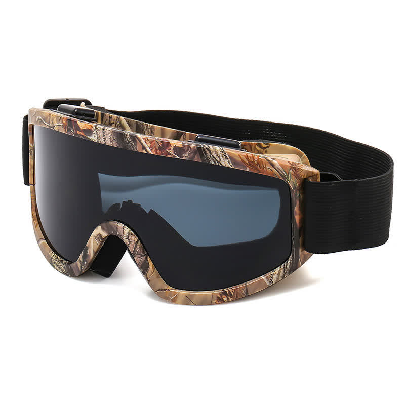 Spykay™ SG61046 Camouflage Print Unisex Windproof Motorcycle Goggle, Ski Goggles For Outdoor Activities