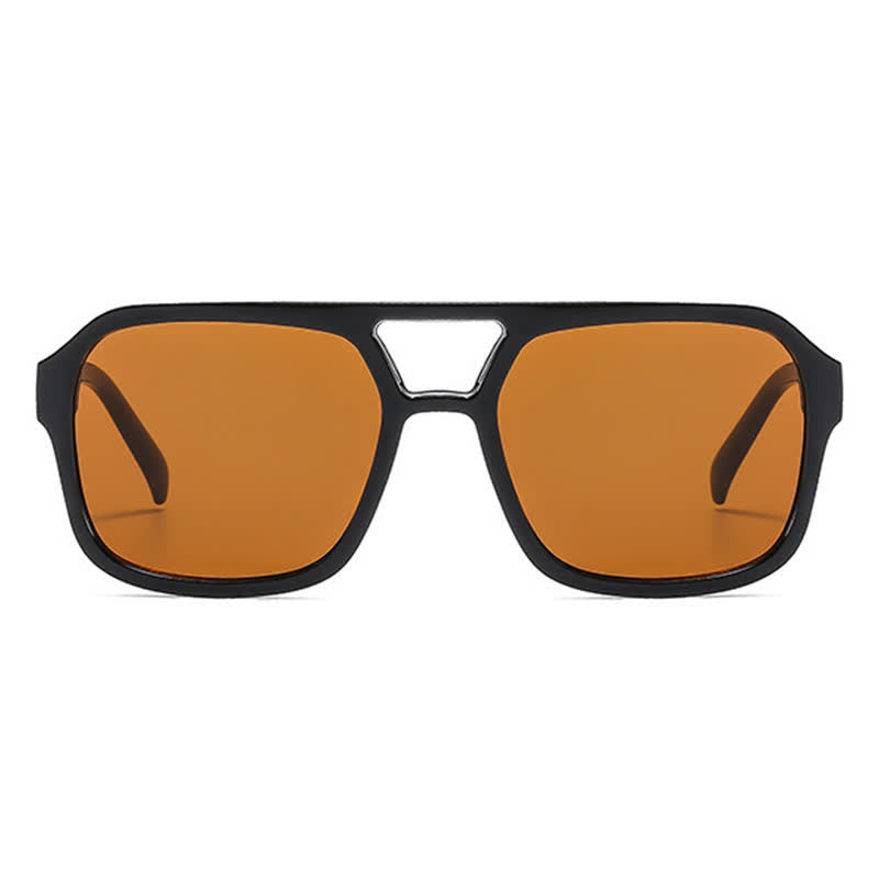 Spykay™ SG60718 Double Bridges Square Frames Retro-Vintage Sunglasses