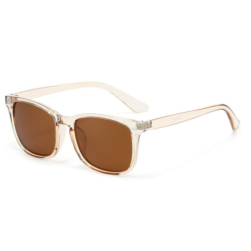 Spykay™ SG60973 Classic Lightweight Polarized Simple Square Frame Sunglasses