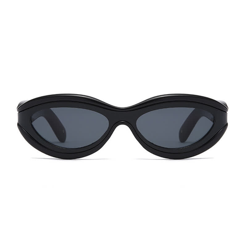 Spykay™ SG60734 Leopard Print Cat Eye Frame Retro Sunglasses