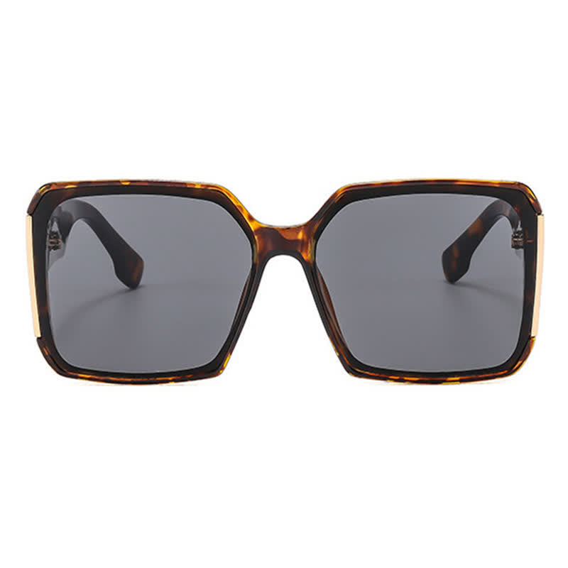 Spykay™ SG60836 Square Frame Oversized Rimless Sunglasses