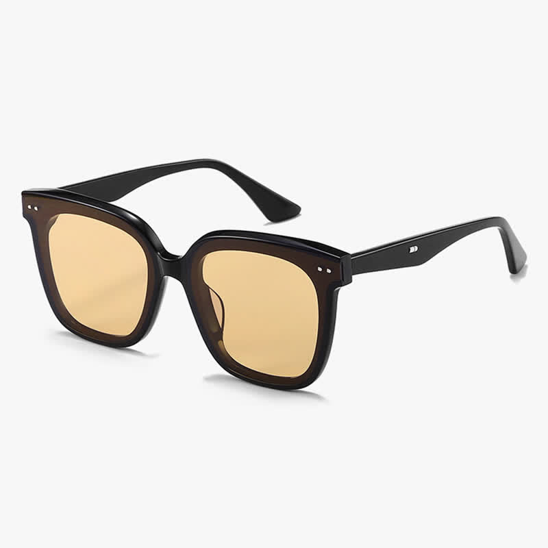 Spykay™ SG60804 Square Frame Oversized Sunglasses with Nylon Lenses
