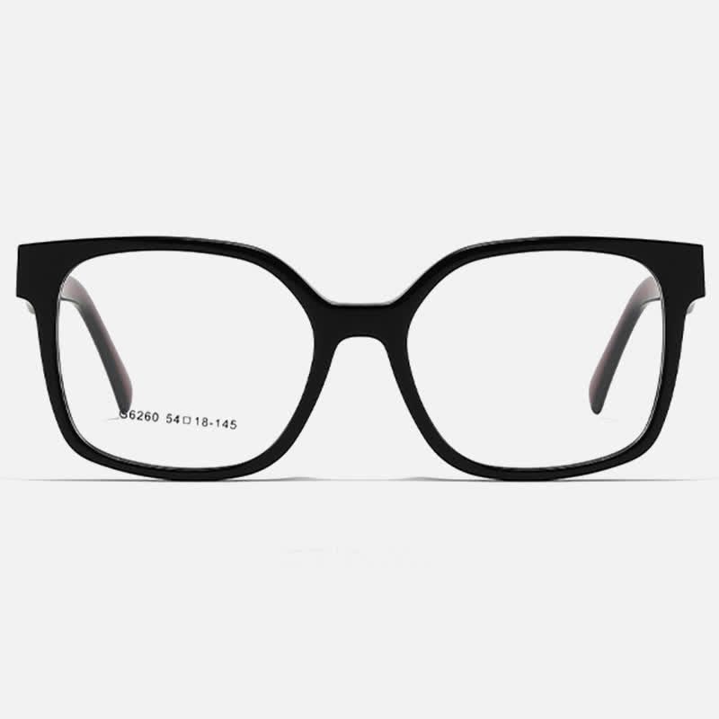 Spykay™ EG26789 Tortoise Shell Pattern Classic Square Frame Anti-blue Light Glasses