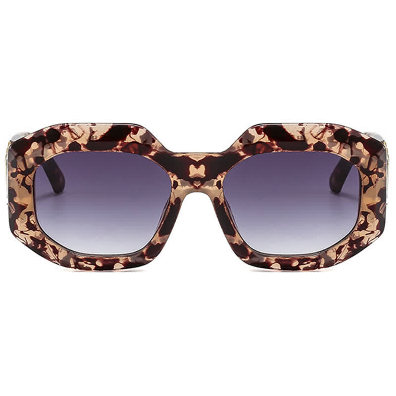 Spykay™ SG60947 Trendy Geometric Thick Frame Sunglasses