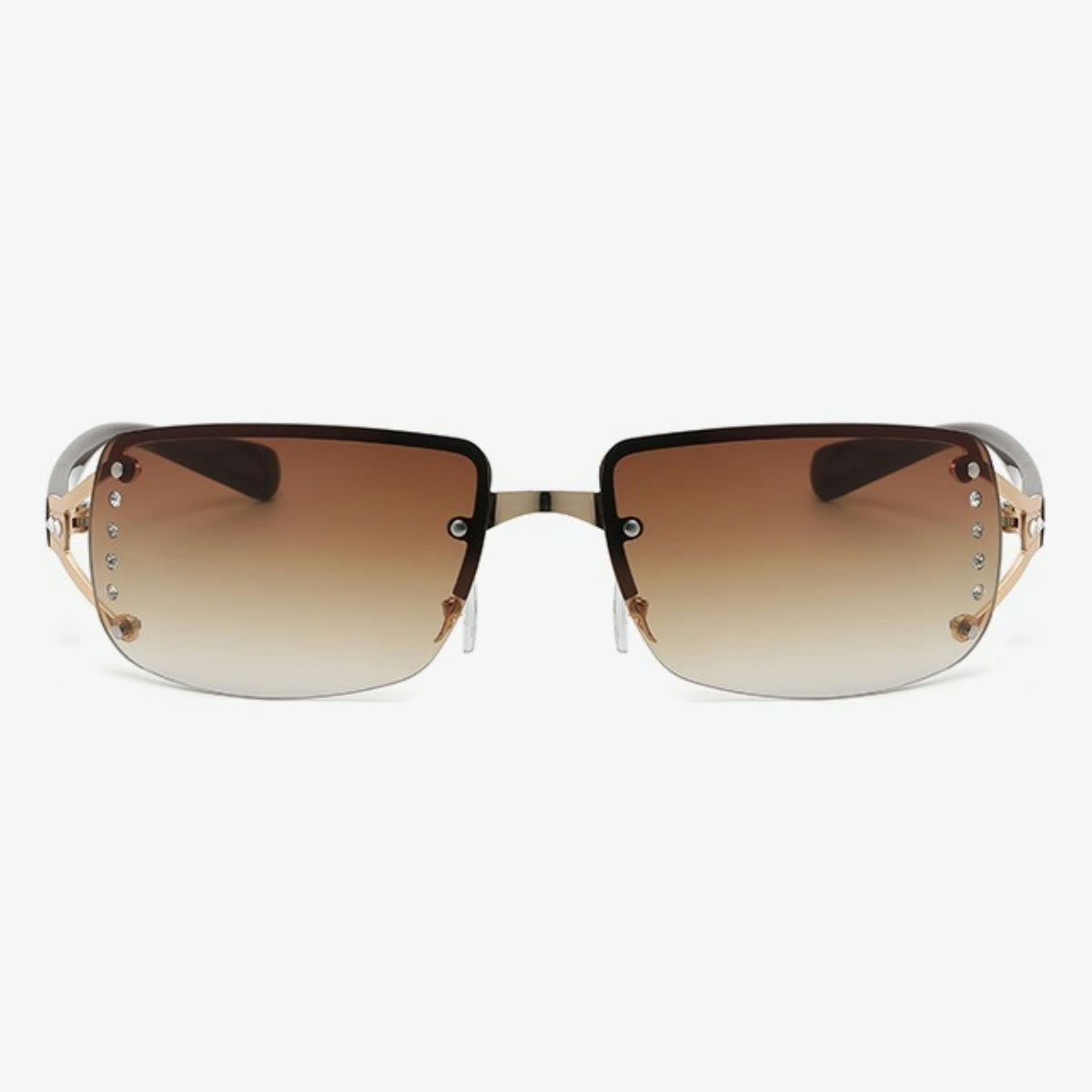 Spykay™ SG1009 Y2K Rectangle Frame Crystal Fashion Sunglasses
