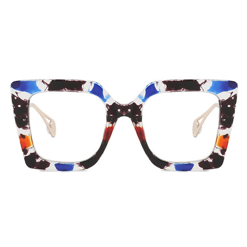 Spykay™ EG26765 Oversized Square Frame Anti-blue Light Glasses