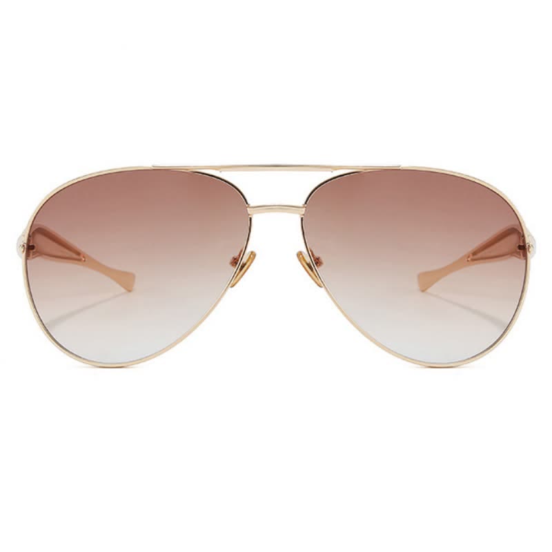 Spykay™ SG60665 Vintage Double Bridges Aviator Frame Sunglasses