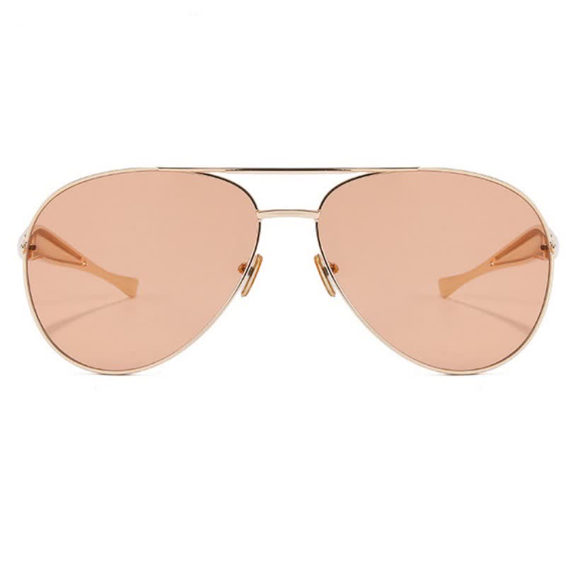 Spykay™ SG60665 Vintage Double Bridges Aviator Frame Sunglasses