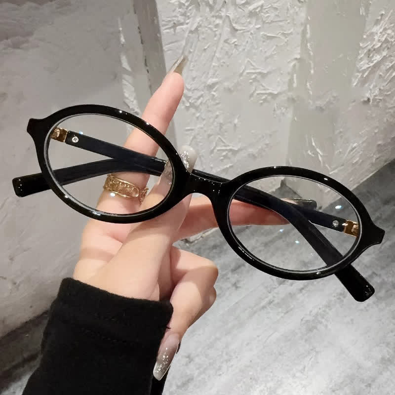 Spykay™ EG60663  Anti-blue Light Vintage Oval Frame Eyeglasses