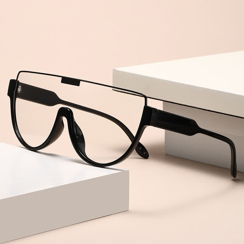 Spykay™ EG26664 Oversized Frame Semi-Rimless Aviator Eyeglasses