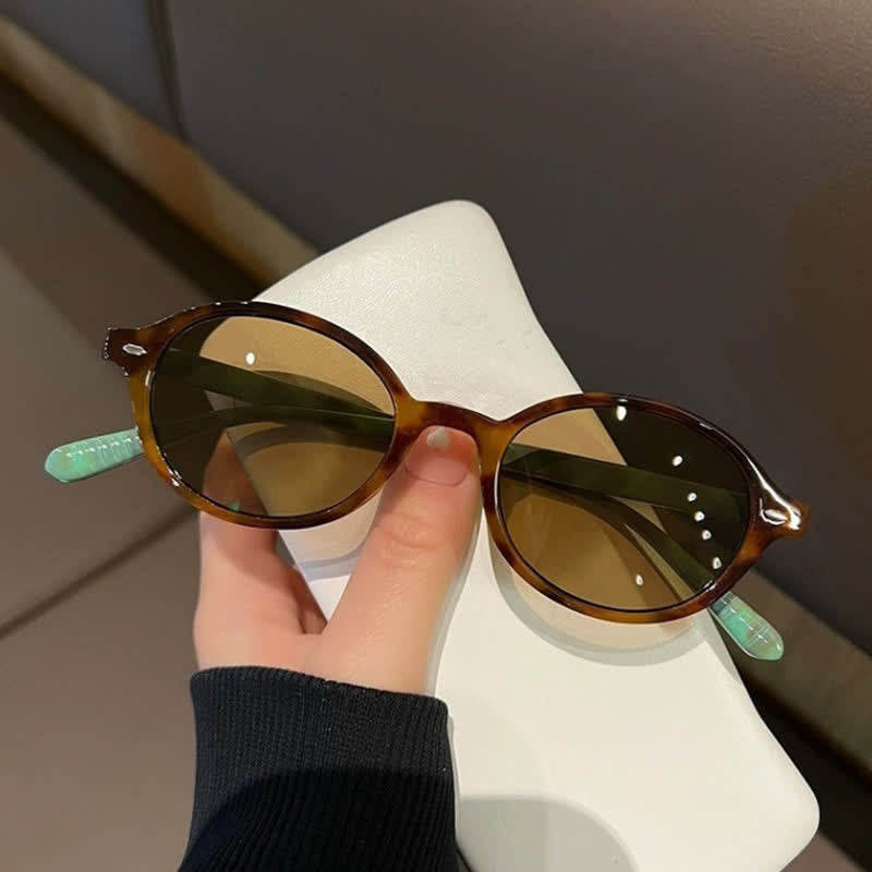 Spykay™ SG60680 Vintage Oval Frame Sunglasses