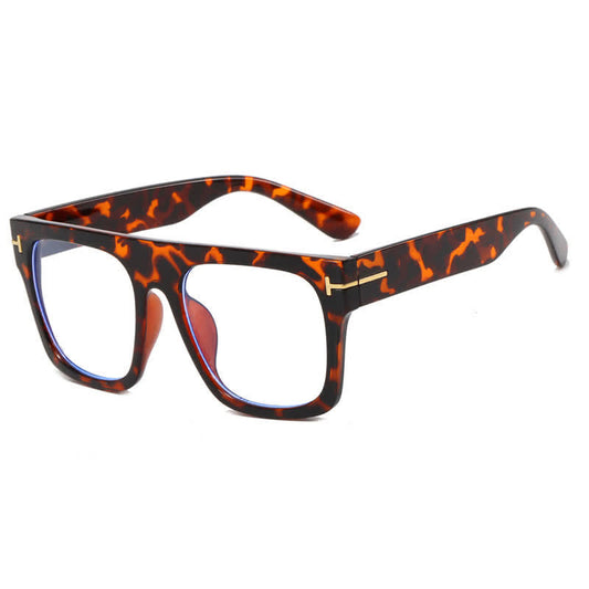 Spykay™ EG26668 Anti-blue Light 'T' Design Square Frames Oversized Eyeglasses