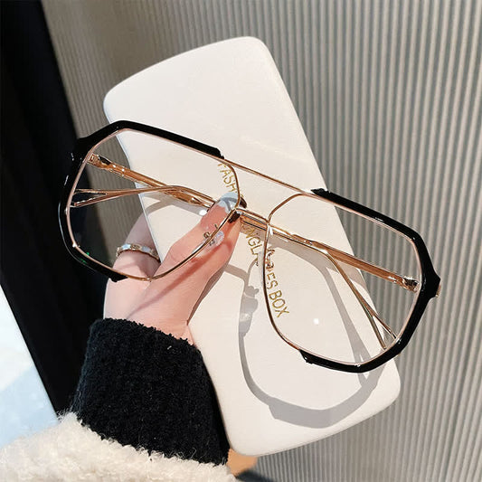 Spykay™ EG26667 Unisex Double Bridges Aviator Eyeglasses