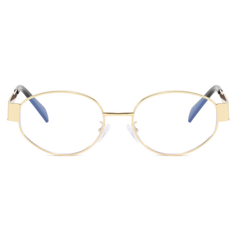 Spykay™ EG26675 Oval Frames Metal Temples Retro-Vinatge Eyeglasses