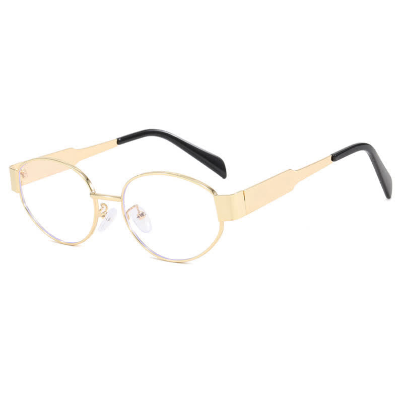 Spykay™ EG26675 Oval Frames Metal Temples Retro-Vinatge Eyeglasses