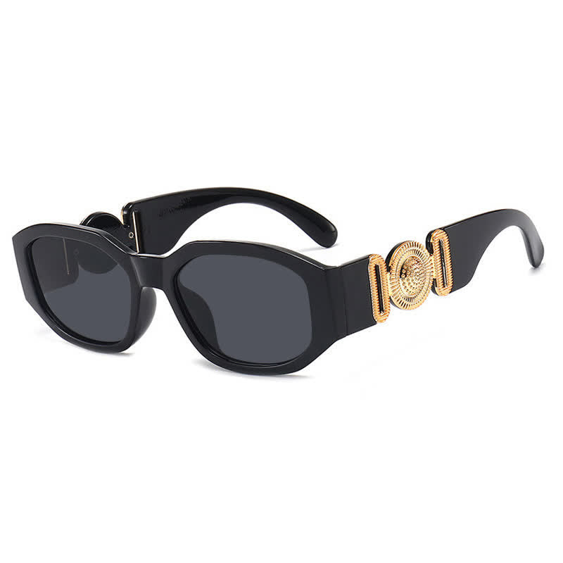 Spykay™ SG60708 Geometric Frames Thickened Temples Sunglasses
