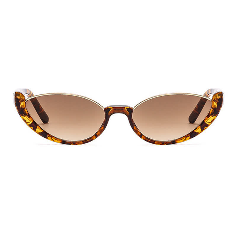 Spykay™ SG60716 Unisex Hipster Semi-Rimless Cat-Eye Sunglasses