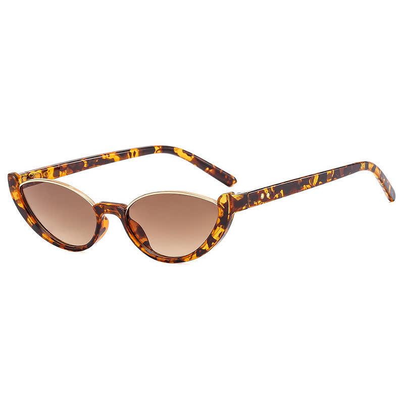 Spykay™ SG60716 Unisex Hipster Semi-Rimless Cat-Eye Sunglasses