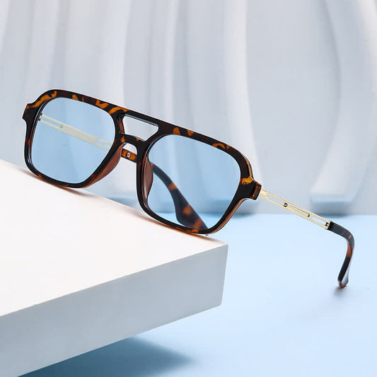 Spykay™ SG60727 Double Bridges Retro Aviator Sunglasses