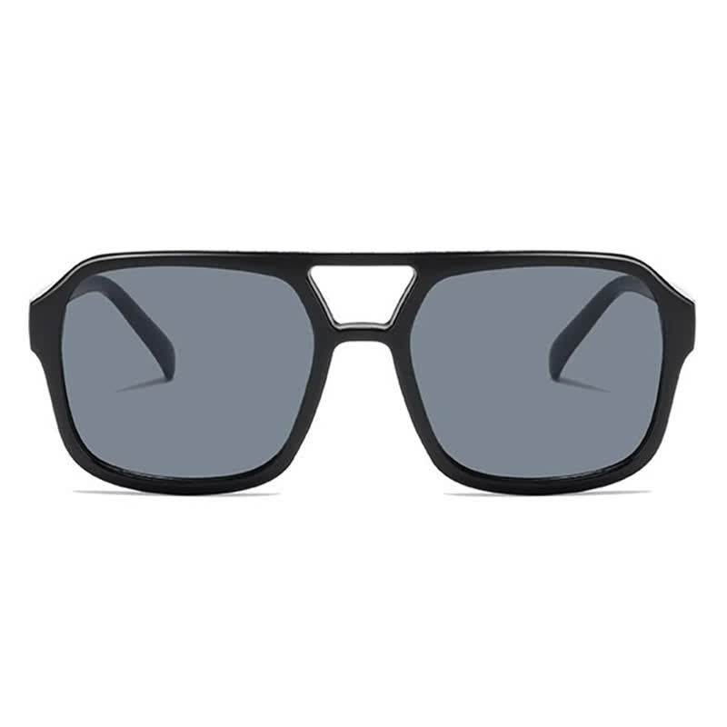 Spykay™ SG60718 Double Bridges Square Frames Retro-Vintage Sunglasses