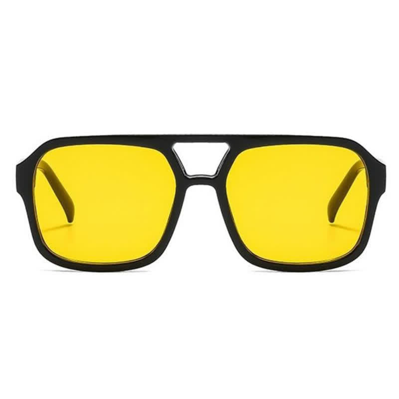 Spykay™ SG60718 Double Bridges Square Frames Retro-Vintage Sunglasses