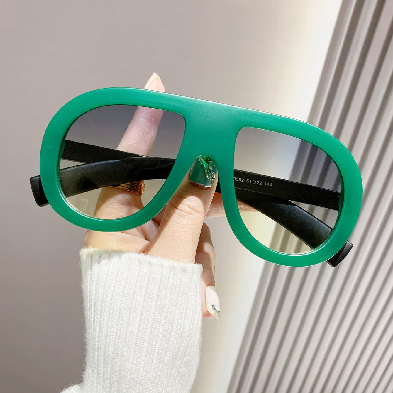 Spykay™ SG60687 Oversized Frame Hipster Aviator Sunglasses