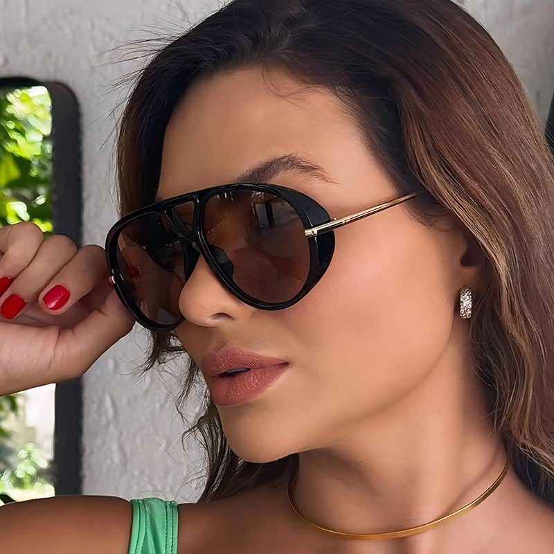 Spykay™ SG60674 Fashion Double Bridges Aviator Sunglasses