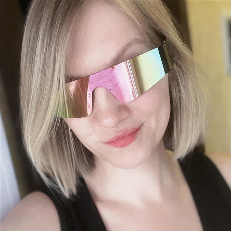 Spykay™ SG1026 Frameless Sunglasses Futuristic Women's Punk Sports Sunglasses Rimless Fashion Sunglasses