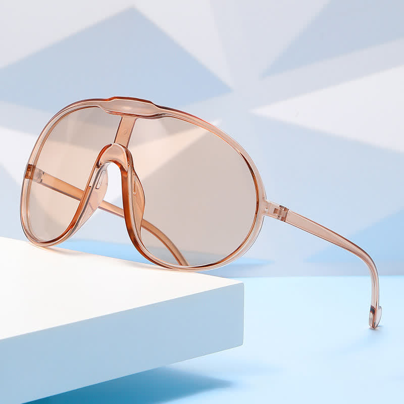 Spykay™ SG60729 One Piece Oversized Aviator Sunglasses