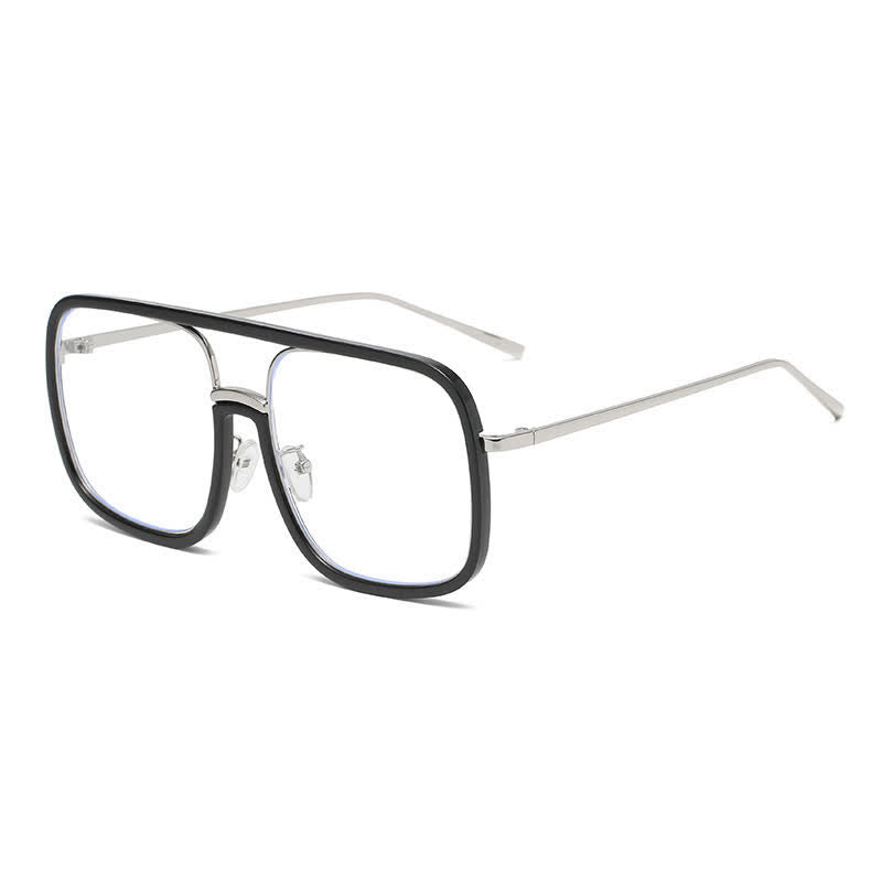 Spykay™ EG26683 Anti-blue Light Flat Top Square Frame Double Bridges Glasses