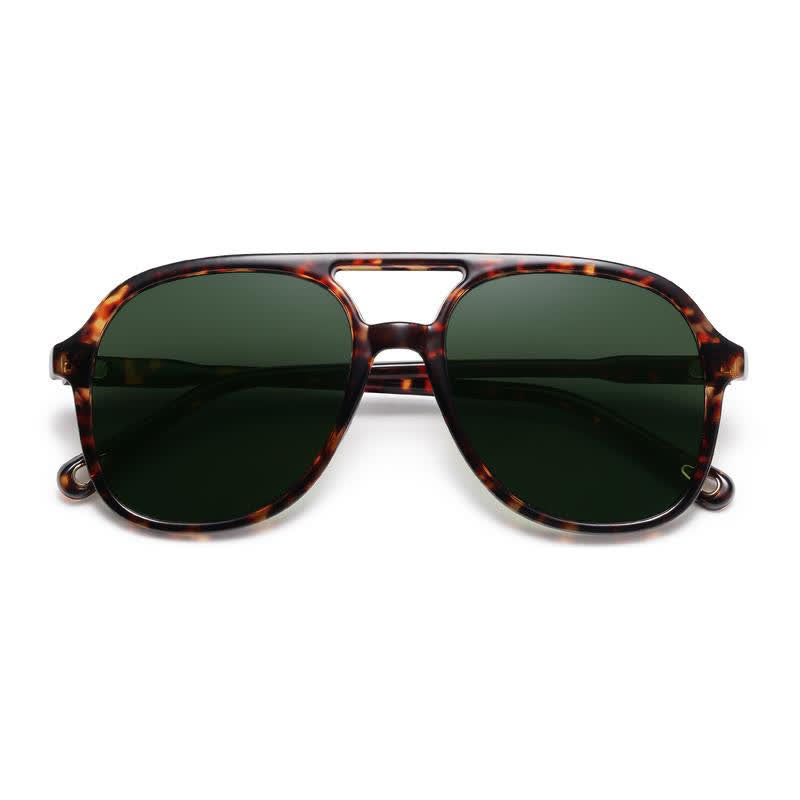 Spykay™ SG60740 Retro-Vintage Double Bridges Polarized Aviator Sunglasses