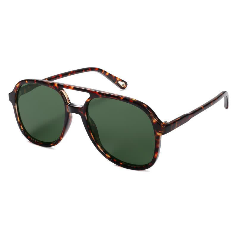 Spykay™ SG60740 Retro-Vintage Double Bridges Polarized Aviator Sunglasses