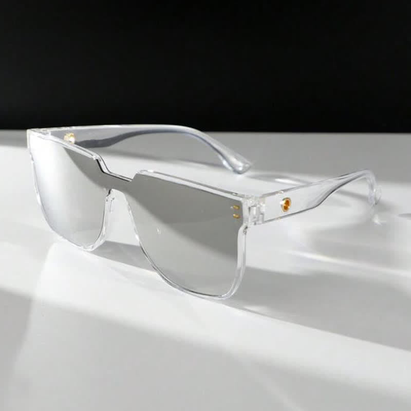 Spykay™ SG60739 Mirror Lens Square Frame Driving Sunglasses