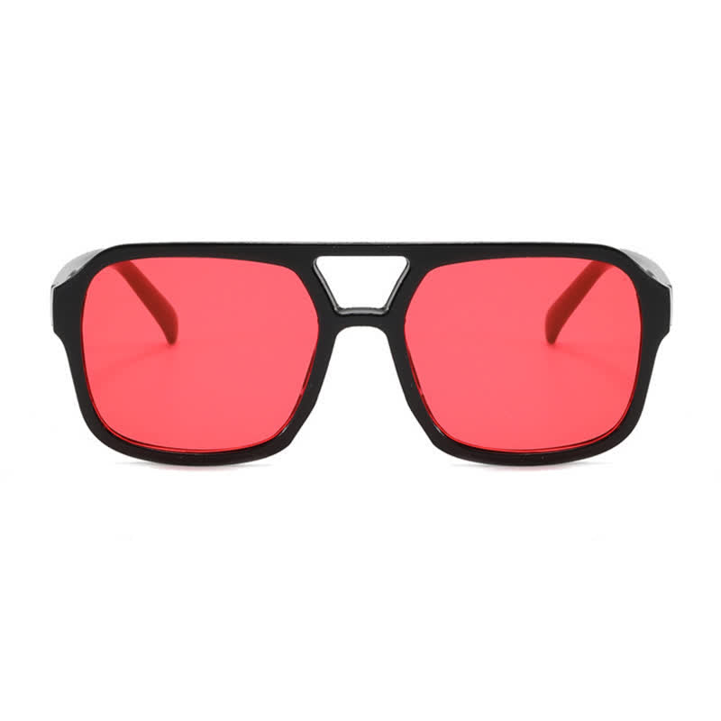Spykay™ SG60718 Double Bridges Square Frames Retro-Vintage Sunglasses