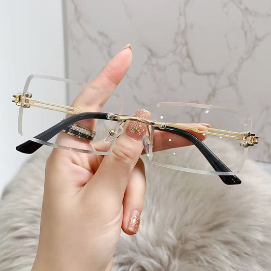 Spykay™ EG26684 Rimless Rectangle Frame Fashion Glasses