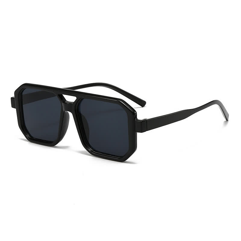 Spykay™ SG60742 Double Bridges Geometric Frame Driving Sunglasses