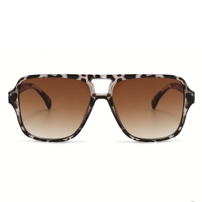 Spykay™ SG60738 Double Bridges Square Frame Classic Sunglasses