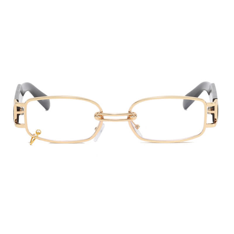 Spykay™ EG26686 Rectangle Metal Frame Vintage Glasses With a Ring Buckle