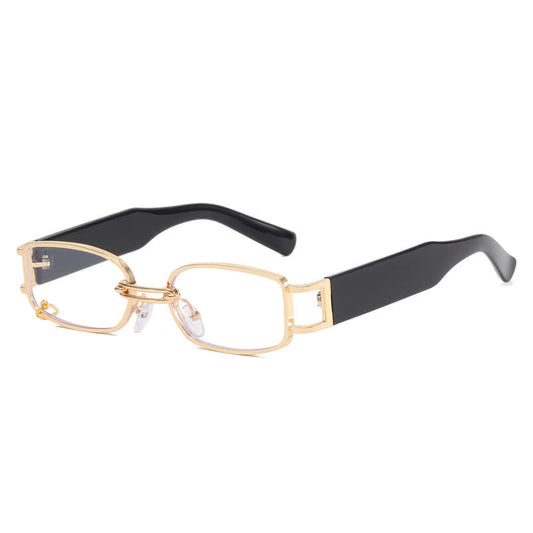Spykay™ EG26686 Rectangle Metal Frame Vintage Glasses With a Ring Buckle