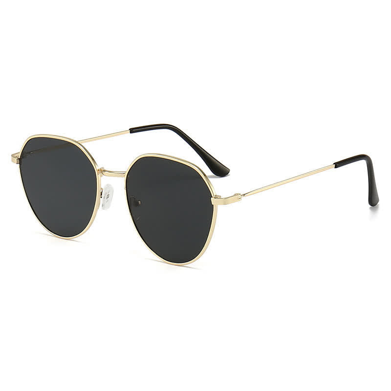 Spykay™ SG60749 Round Frame Metal Temples Vintage Sunglasses