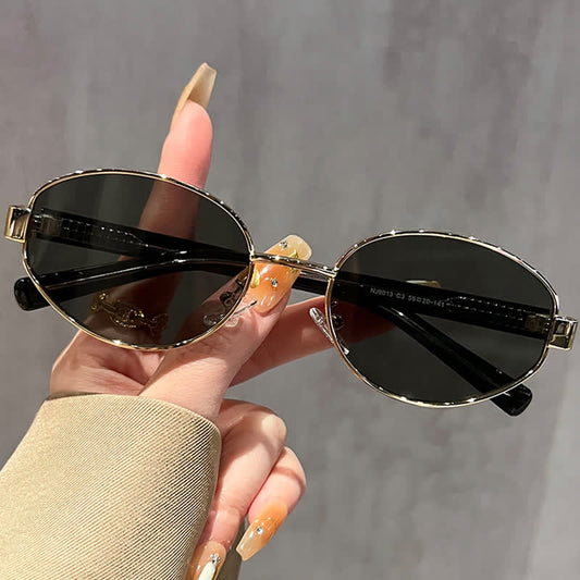 Spykay™ SG60768 Unisex Oval Frame Retro Sunglasses with Nylon Lense