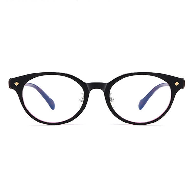 Spykay™ EG26700 Oval Frame Bow-Knot Temples Anti-blue Light Glasses For Reading