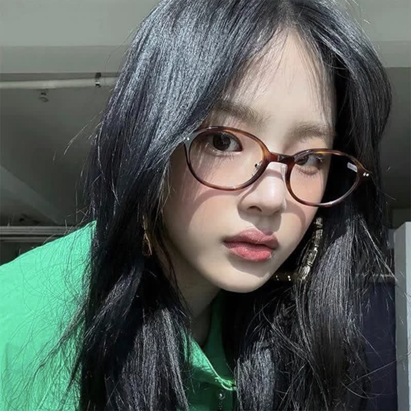 Spykay™ EG26699 Vintage Oval Frame Anti-blue Light Glasses For Reading